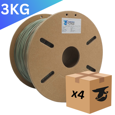 Bulk x4 | Soggy Marshes | Brown, Green Rainbow PLA – 3KG 1.75mm – Cold Star Forge Filament