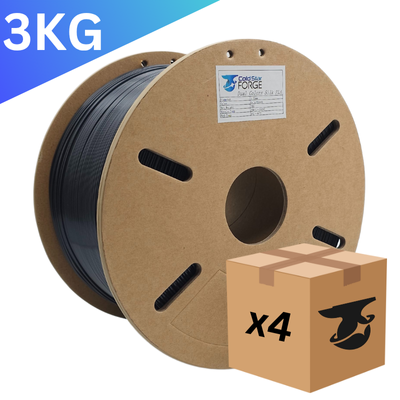 Bulk x4 | Gilded Nightmare | Gold, Black Dual-Extrusion PLA – 3KG 1.75mm – Cold Star Forge Filament