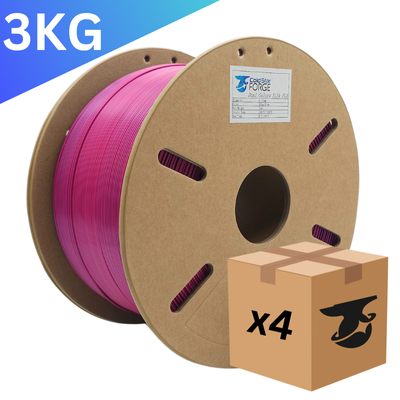 Bulk x4 | Cyber Dusk | Blue, Pink Dual-Extrusion PLA – 3KG 1.75mm – Cold Star Forge Filament