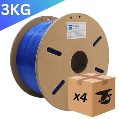 Bulk x4 | Dancing Seaweed | Gold, Blue Dual-Extrusion PLA – 3KG 1.75mm – Cold Star Forge Filament