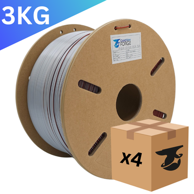 Bulk x4 | Candy-Corn Sugar | Gold, Silver, Copper Tri-Extrusion PLA – 3KG 1.75mm – Cold Star Forge Filament